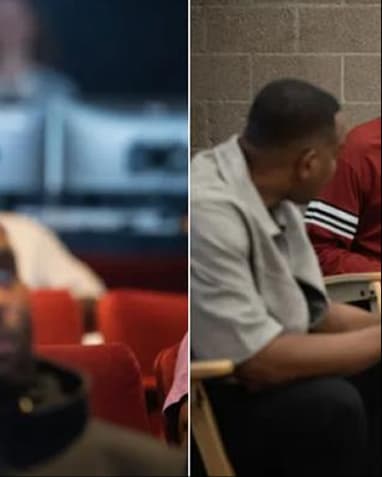 NFL Career Tour working sessions — directing chair conversation.webp