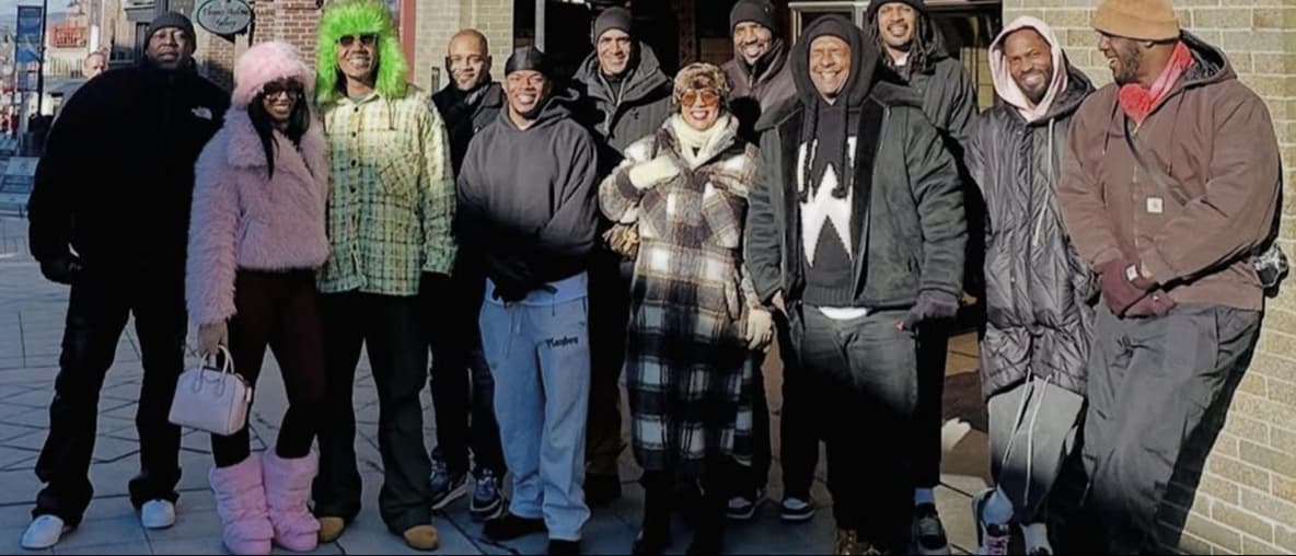 Hidden Empire Sports Collective at Sundance — group portrait on Main Street.webp