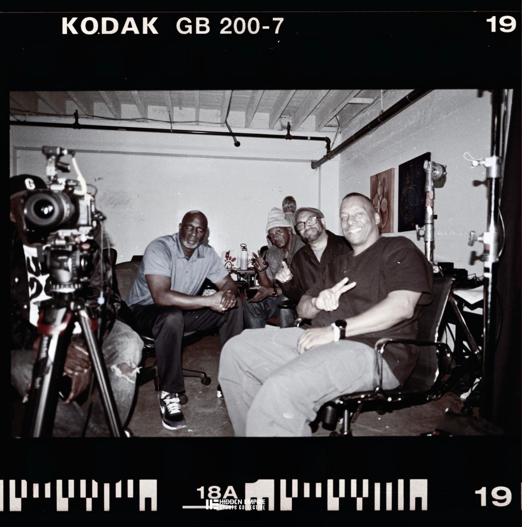 Behind the scenes production photo